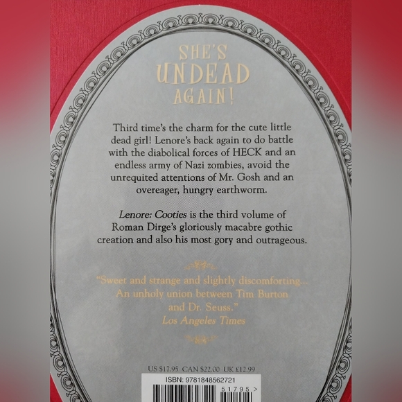 Goth "Lenore: Cooties" Roman Dirge Titan Books Diamond Exclusive Graphic Novel - Picture 3 of 6